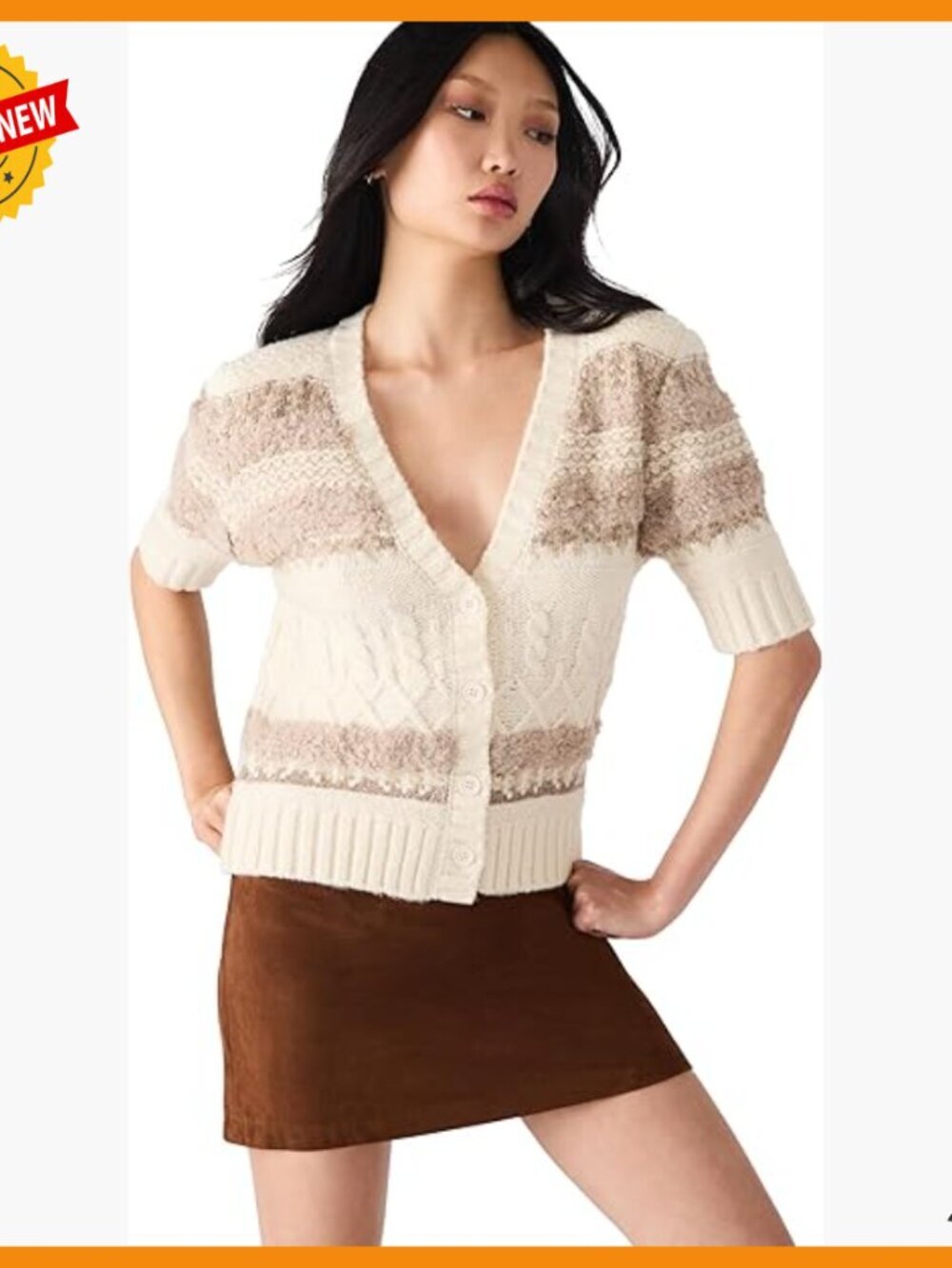 Cozy Knit Cardigan for Layering, Perfect Office Wear